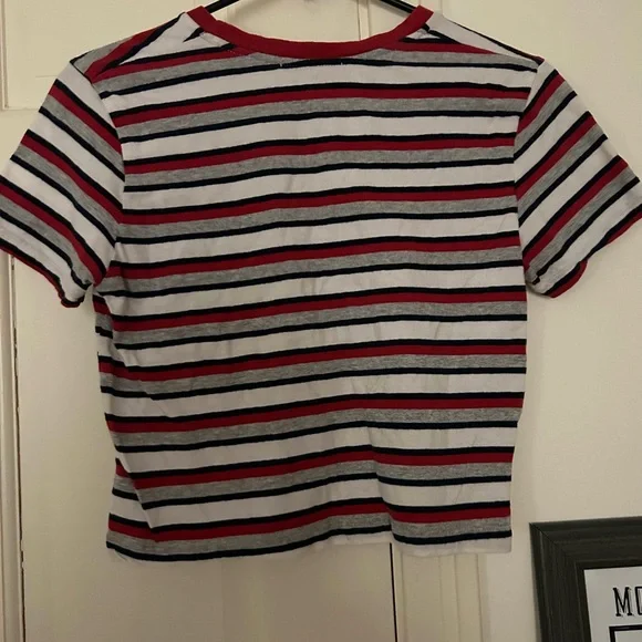 Brandy Melville Cropped Helen Tee - Picture 2 of 3